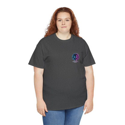 Nightrave 2099 Cyberpunk Skull DJ T-Shirt - product view