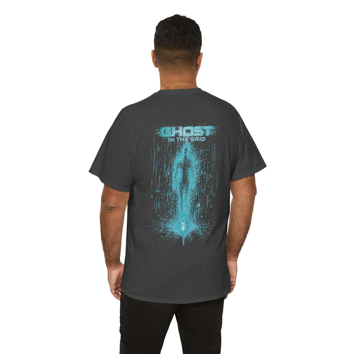 Ghost in the Grid Cyberpunk T-Shirt - product view