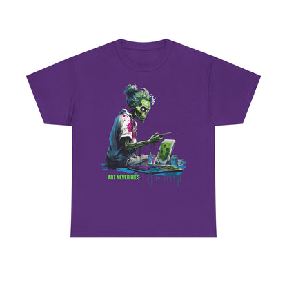 Art Never Dies Zombie Artist T-Shirt - product view