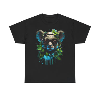 Koala Mask Tee — Urban Wildlife Graphic T-Shirt