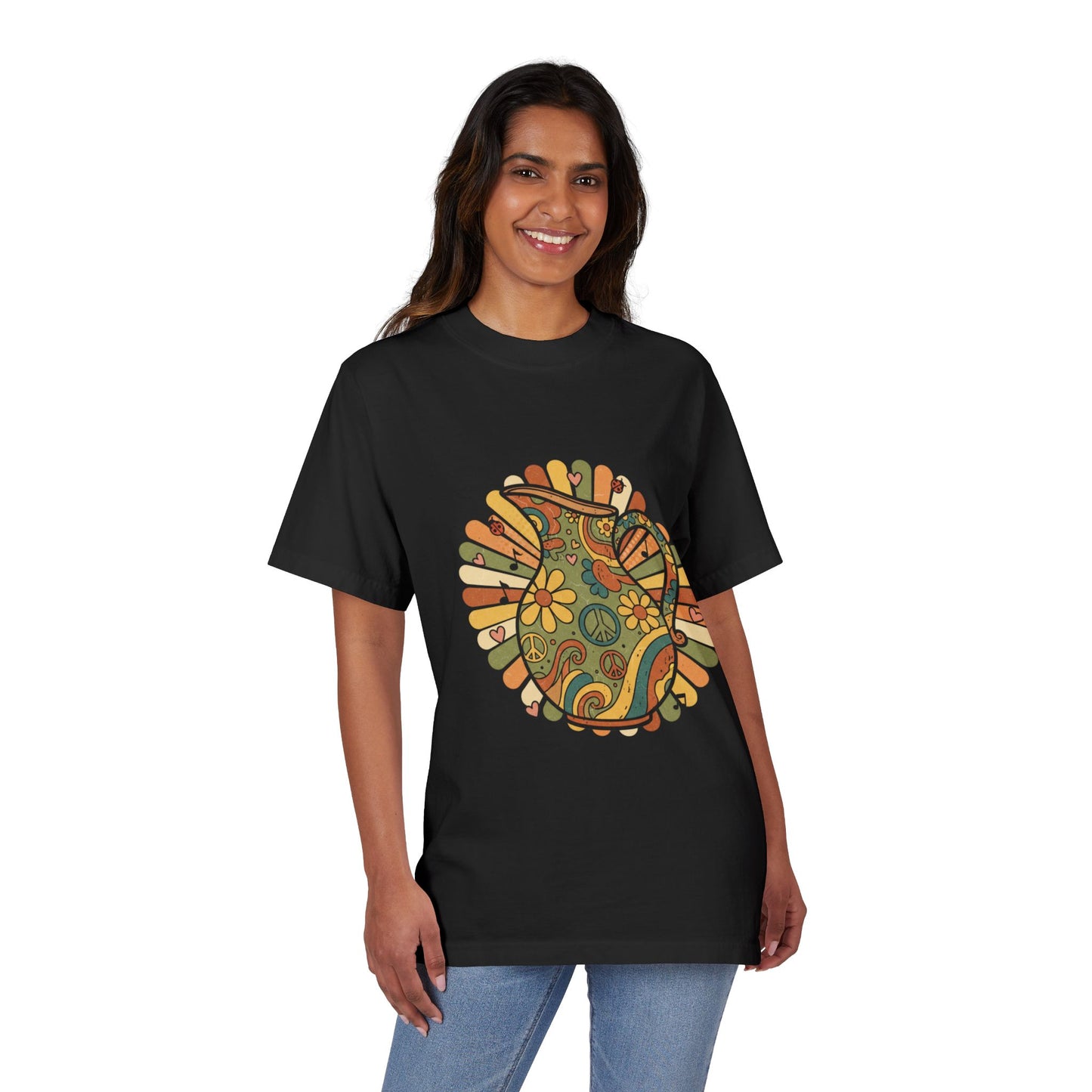 Unisex Garment-Dyed Drop-Shoulder T-Shirt