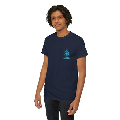 Neural Drift Cyberpunk Skull T-Shirt - product view