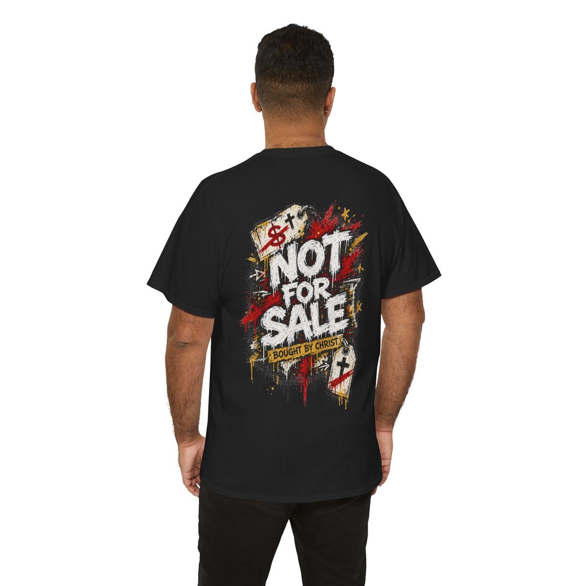 Not for Sale Bought by Christ Christian T-Shirt - product view