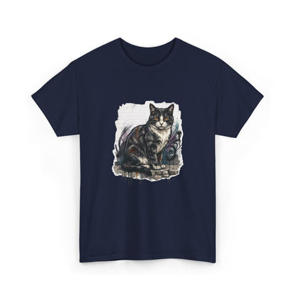 Nine Lives Graffiti Cat T-Shirt