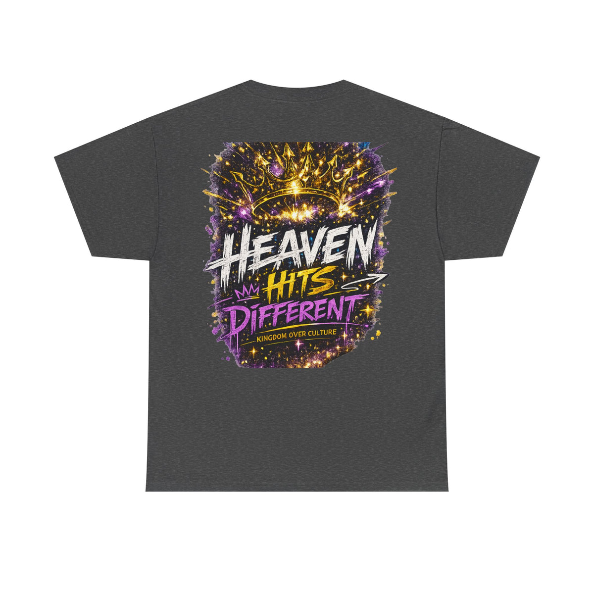 Heaven Hits Different Christian T-Shirt - product view