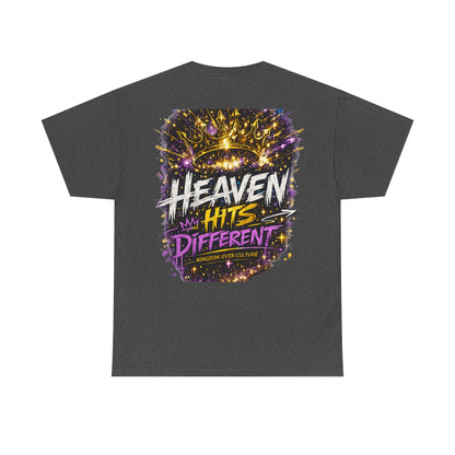 Heaven Hits Different Christian T-Shirt - product view