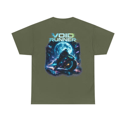 Void Runner Sci-Fi Motorcycle T-Shirt - product view