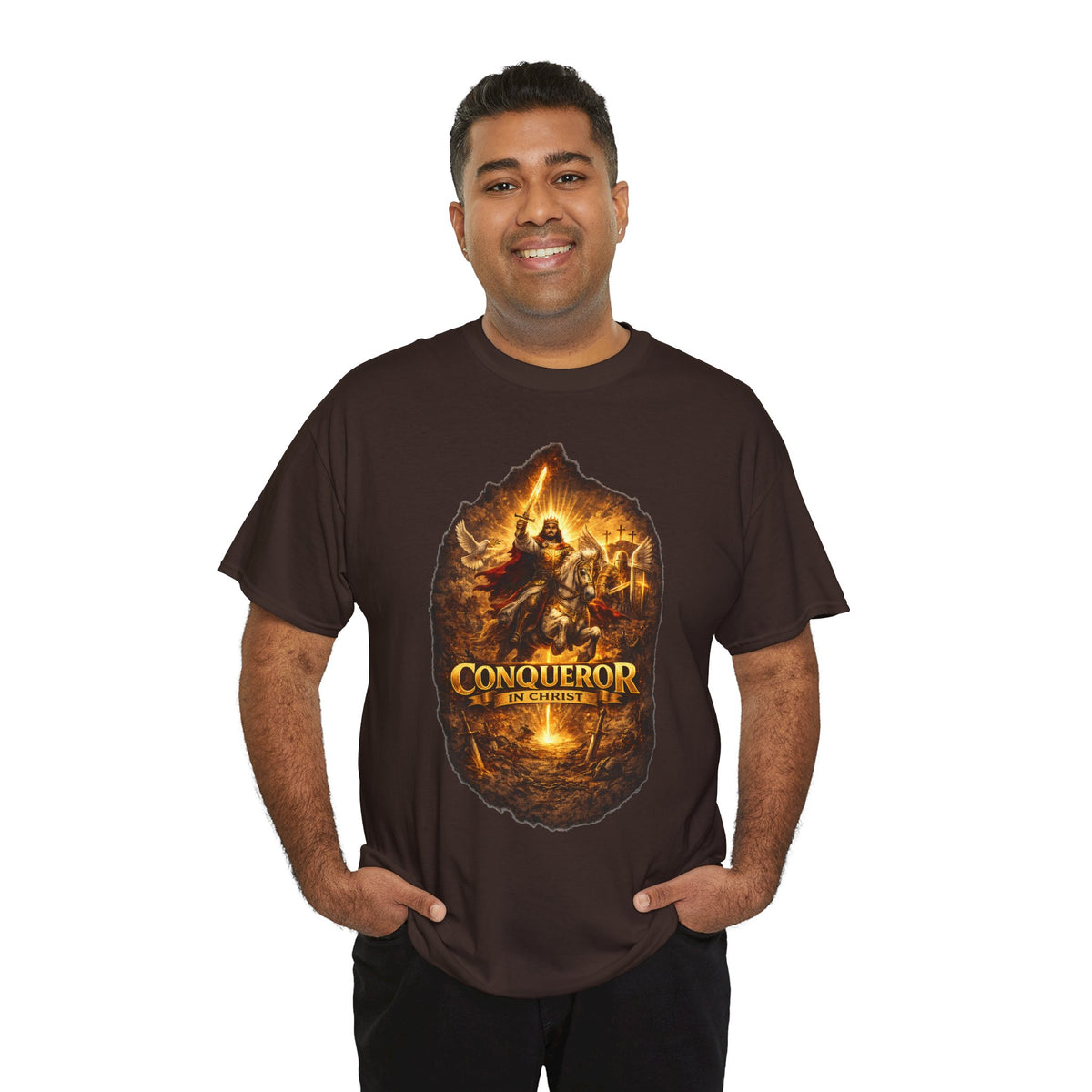 Conqueror Warrior Graphic T-Shirt - product view