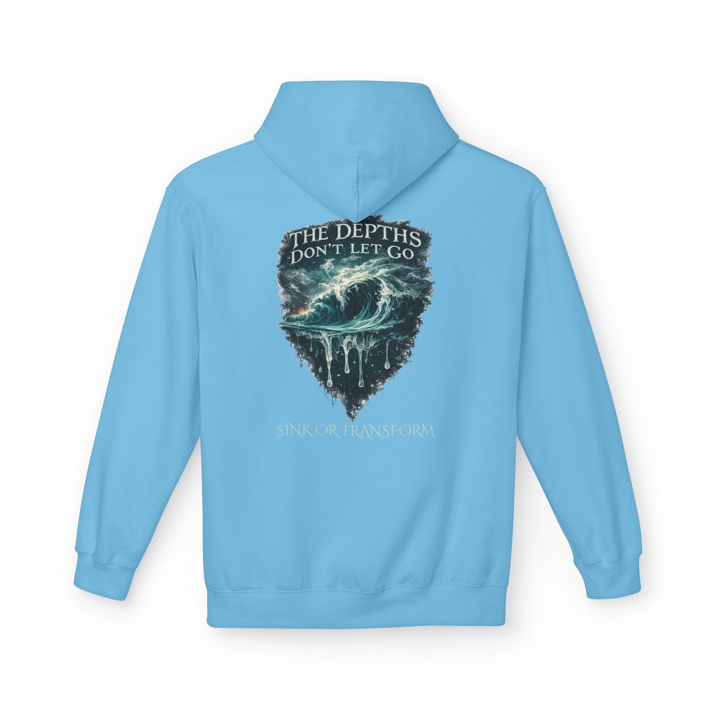 “The Depths Don’t Let Go” Ocean Wave Hoodie