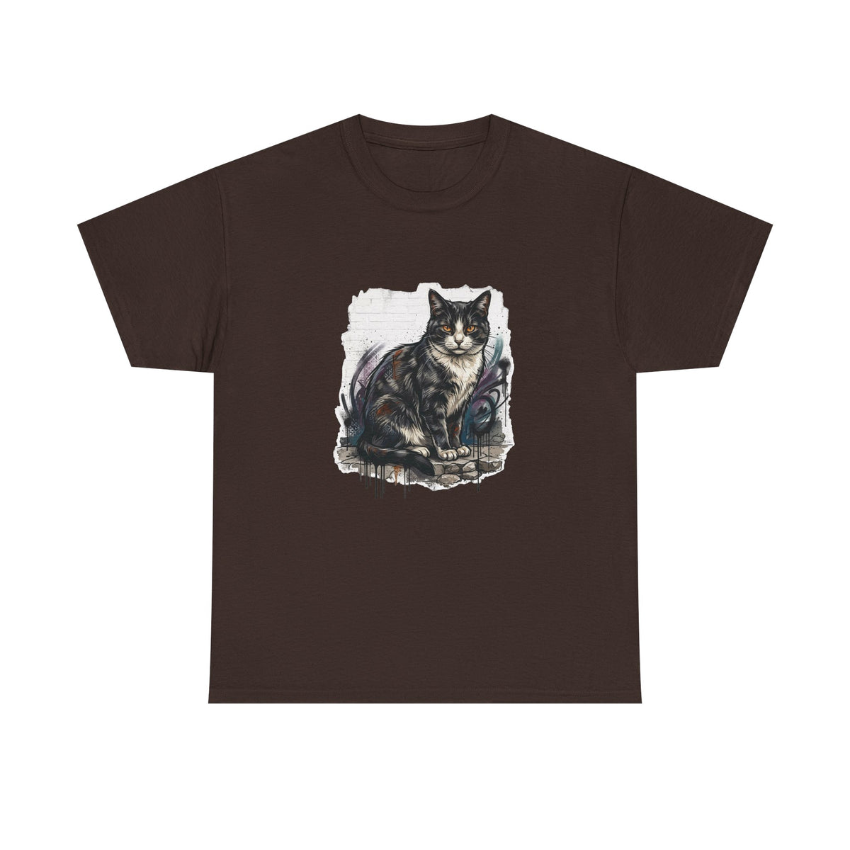 Nine Lives Graffiti Cat T-Shirt