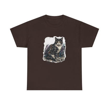 Nine Lives Graffiti Cat T-Shirt