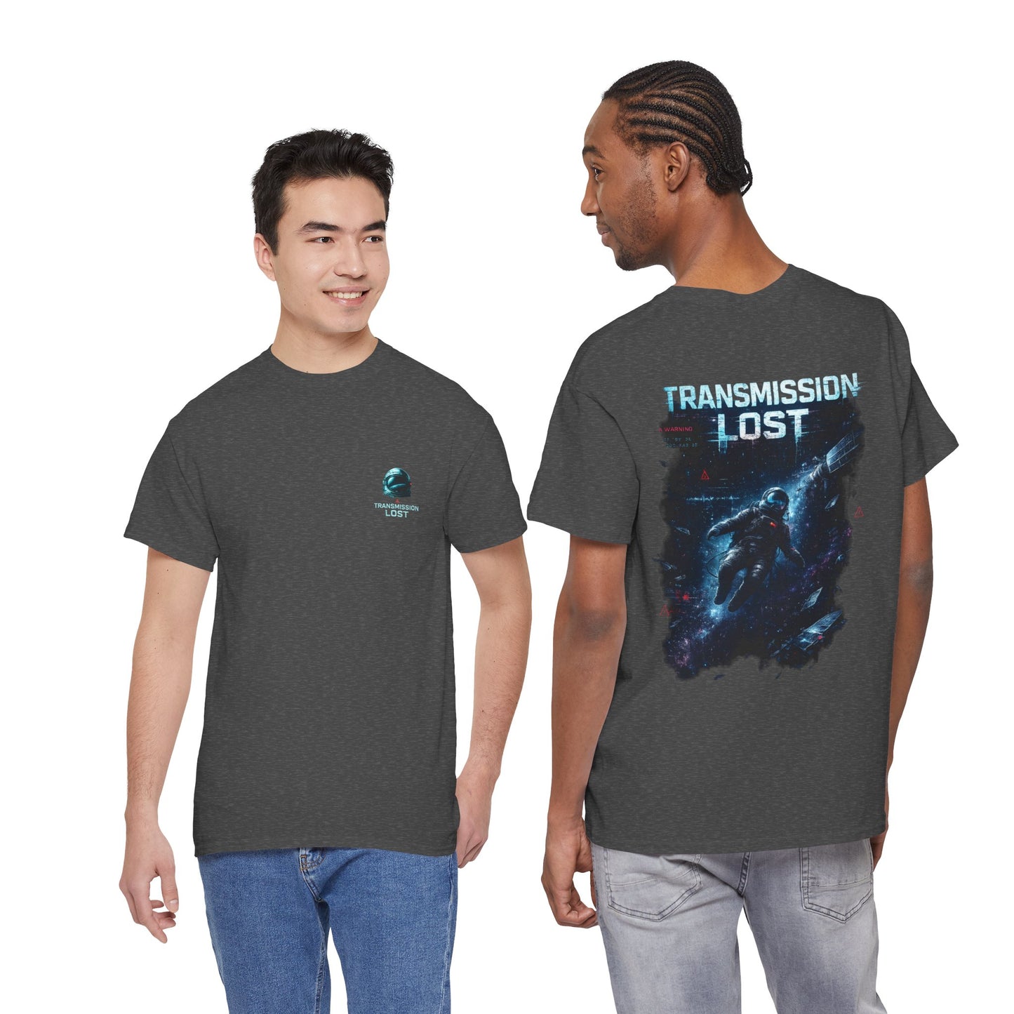 Transmission Lost Astronaut T-Shirt | Sci-Fi Space Graphic Tee, Futuristic Cosmic Streetwear Shirt