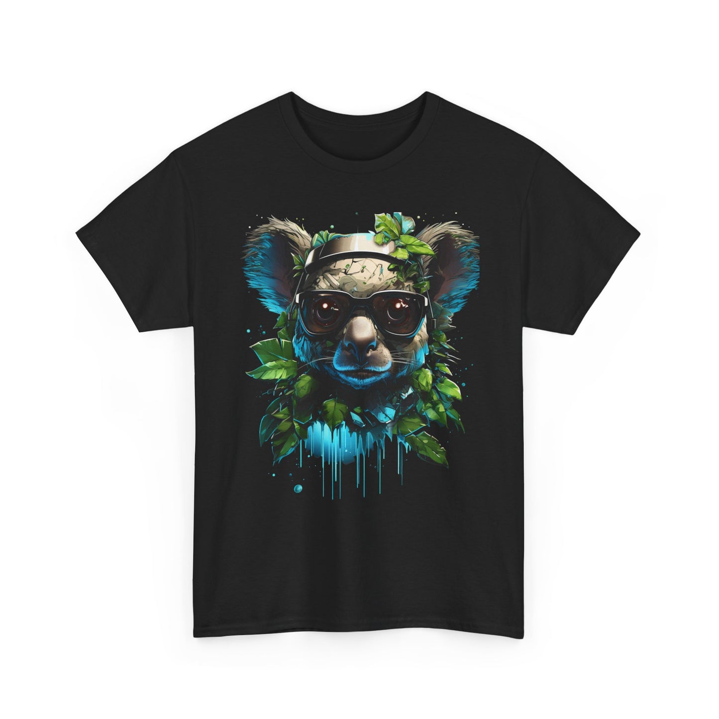 Koala Mask Tee — Urban Wildlife Graphic T-Shirt