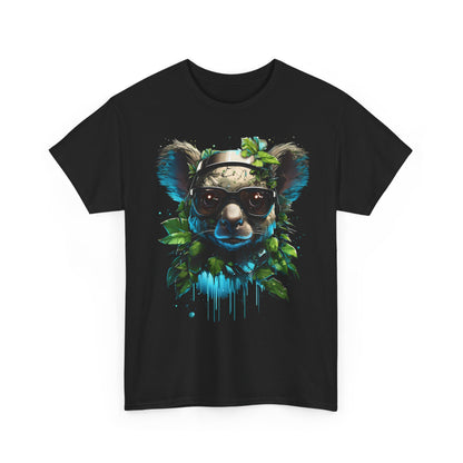 Koala Mask Tee — Urban Wildlife Graphic T-Shirt