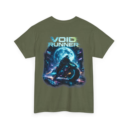 Void Runner Sci-Fi Motorcycle T-Shirt - product view