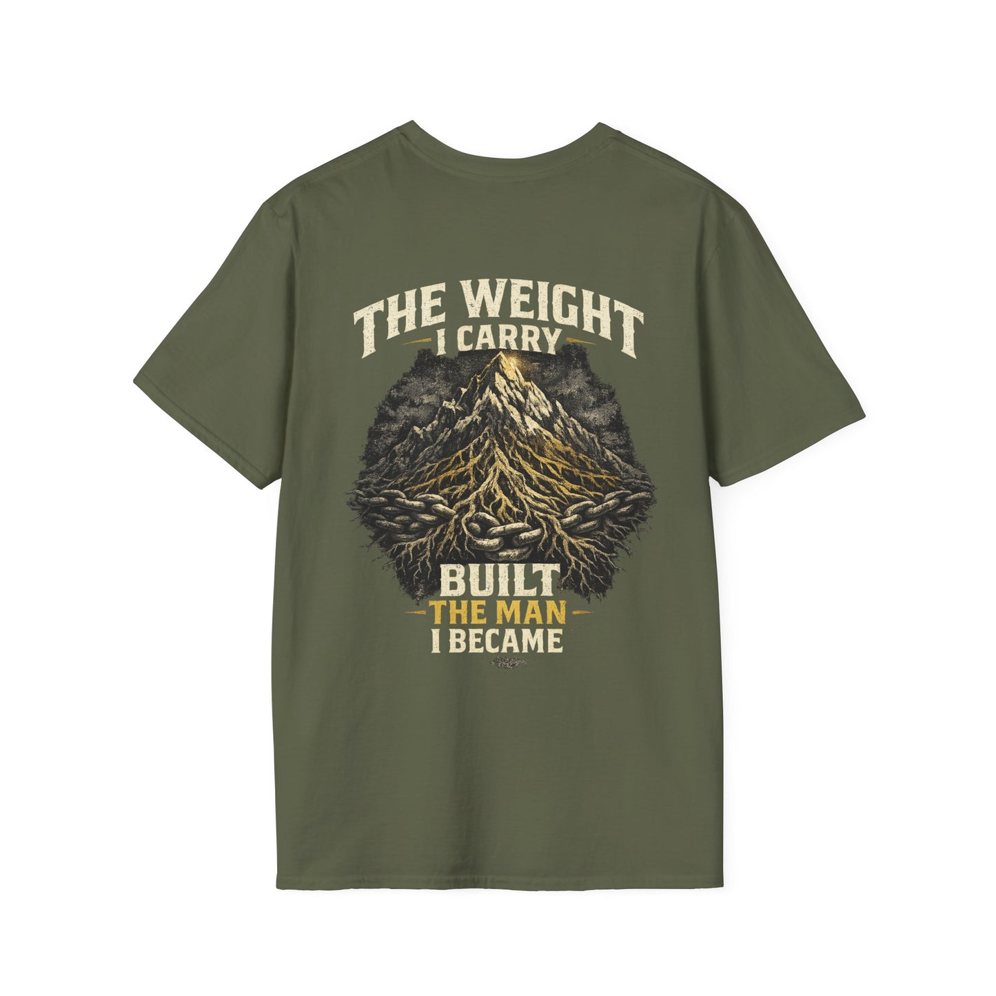 Mountain 'Forged by Pressure' T‑Shirt — Inspirational Outdoor Graphic Tee