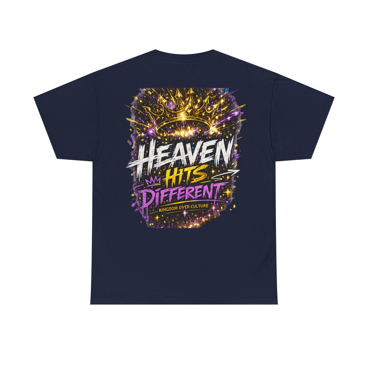Heaven Hits Different Christian Graphic T-Shirt | Kingdom Over Culture Faith Streetwear Tee