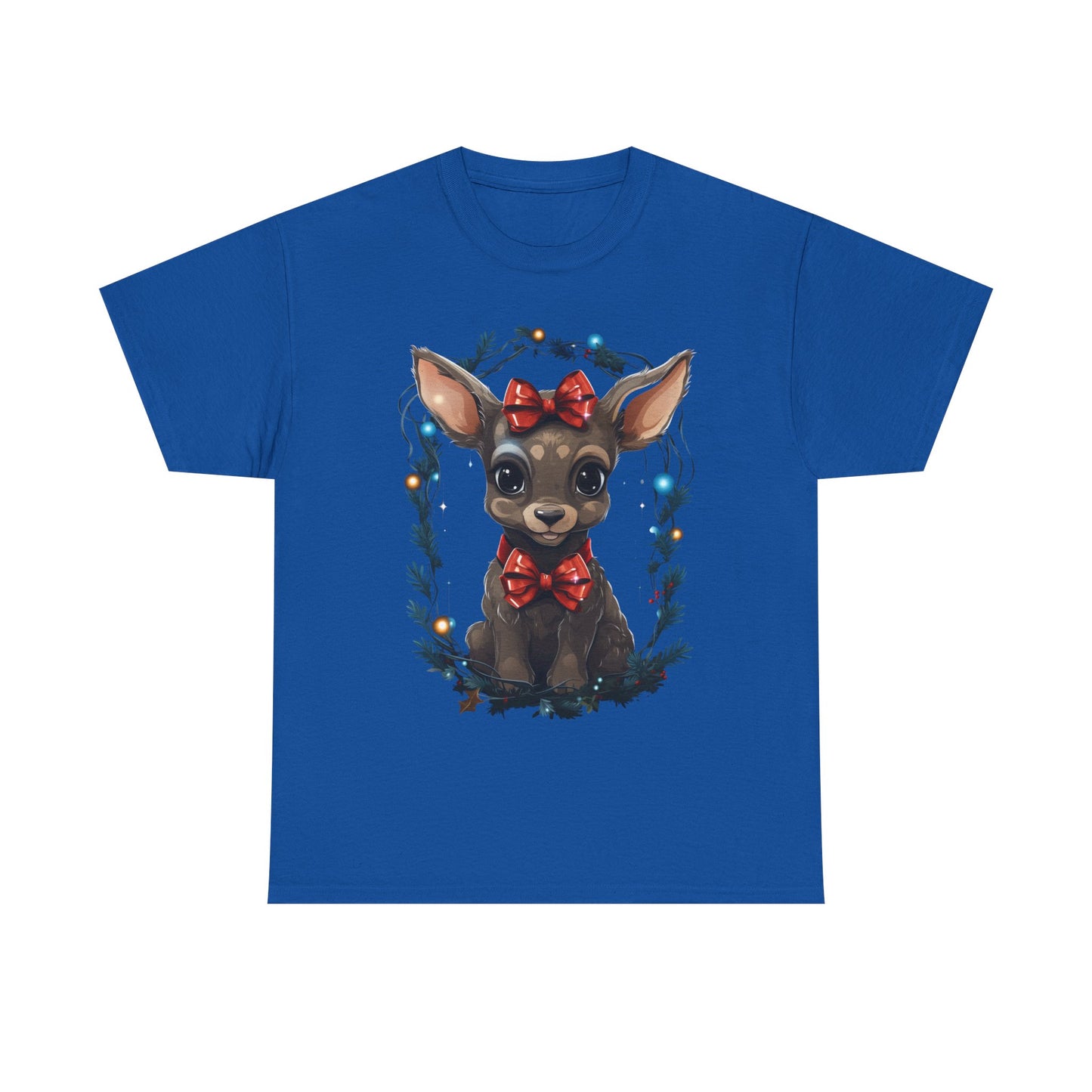T-Shirt — Cute Chihuahua Puppy with Red Bows Christmas Graphic Tee
