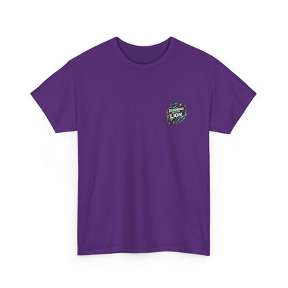 Running With The Lion Christian Graphic T-Shirt | Fear Can't Keep Up Faith Streetwear Tee