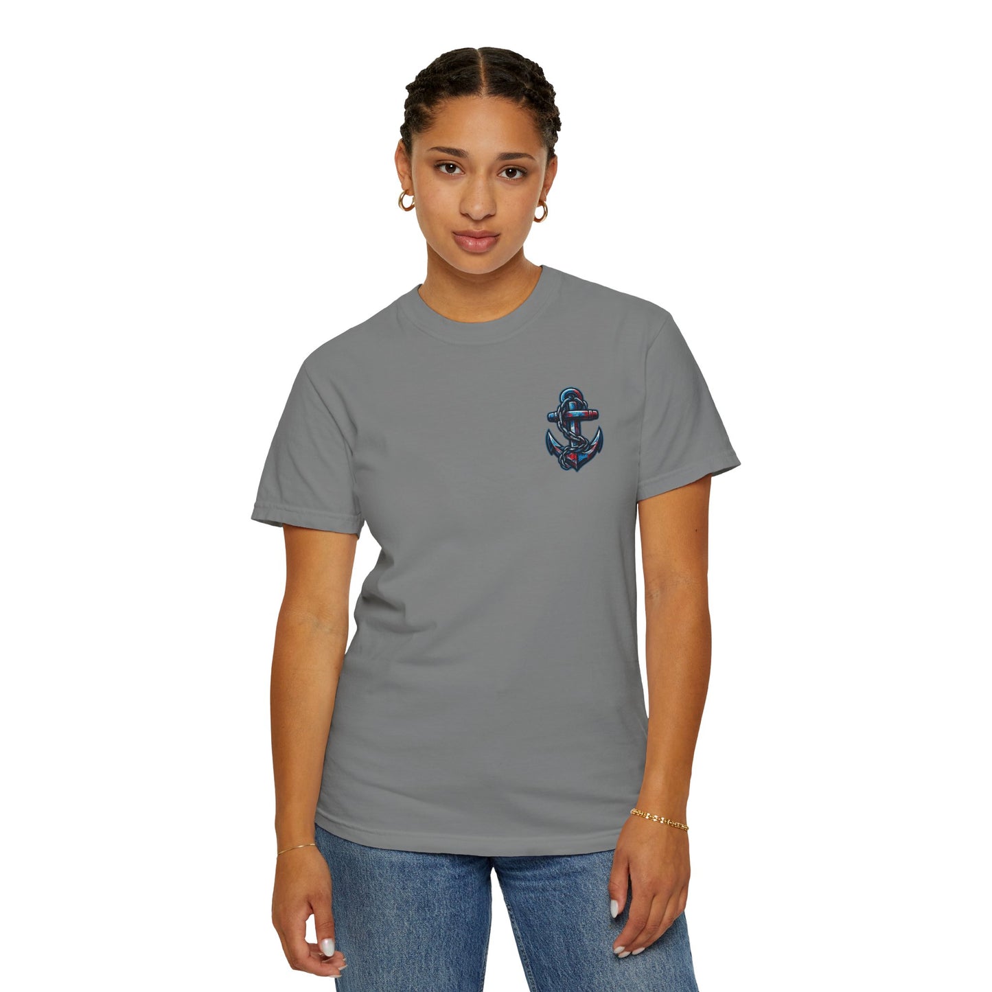 Hebrews 6:19 Anchor T‑Shirt — "Steadfast & Secure" Christian Faith Tee