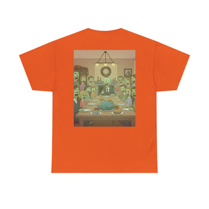 Zombie Feast Unisex Tee | Funny Graphic T-Shirt for Halloween, Horror Lovers, Unique Gift, Casual Wear, Party Shirt