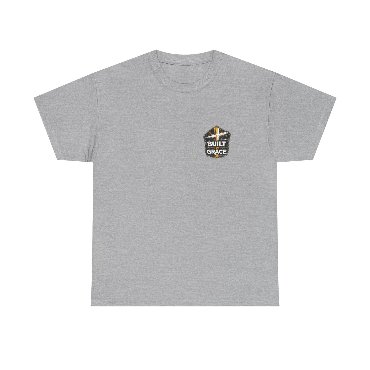 Built By Grace Christian Graphic T-Shirt | Still Under Construction Faith Streetwear Tee