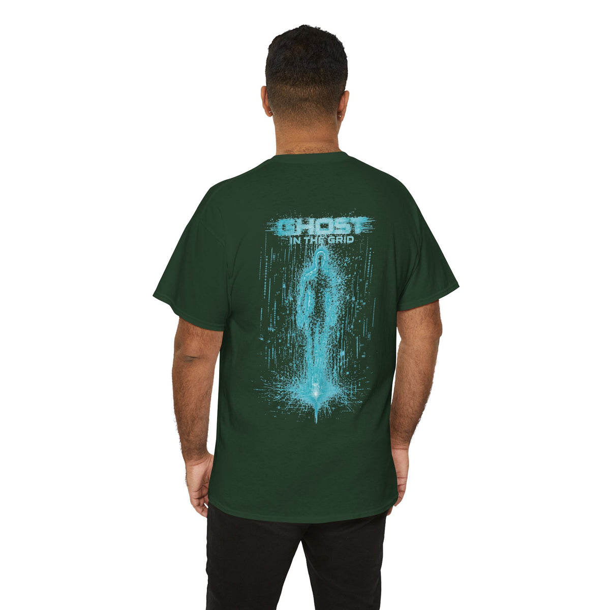 Ghost in the Grid Cyberpunk T-Shirt - product view