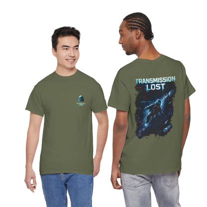 Transmission Lost Astronaut T-Shirt | Sci-Fi Space Graphic Tee, Futuristic Cosmic Streetwear Shirt