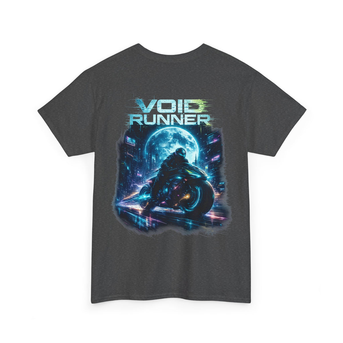 Void Runner Sci-Fi Motorcycle T-Shirt - product view