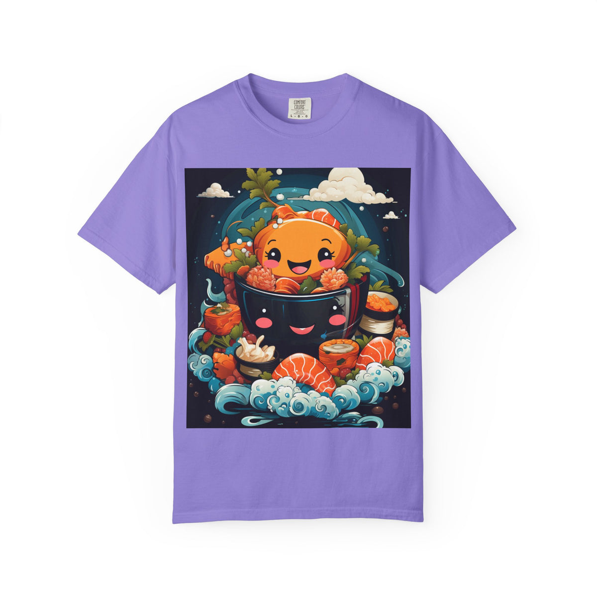 Cute Ramen Bowl T-Shirt | Foodie Graphic Tee - product view