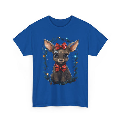 T-Shirt — Cute Chihuahua Puppy with Red Bows Christmas Graphic Tee