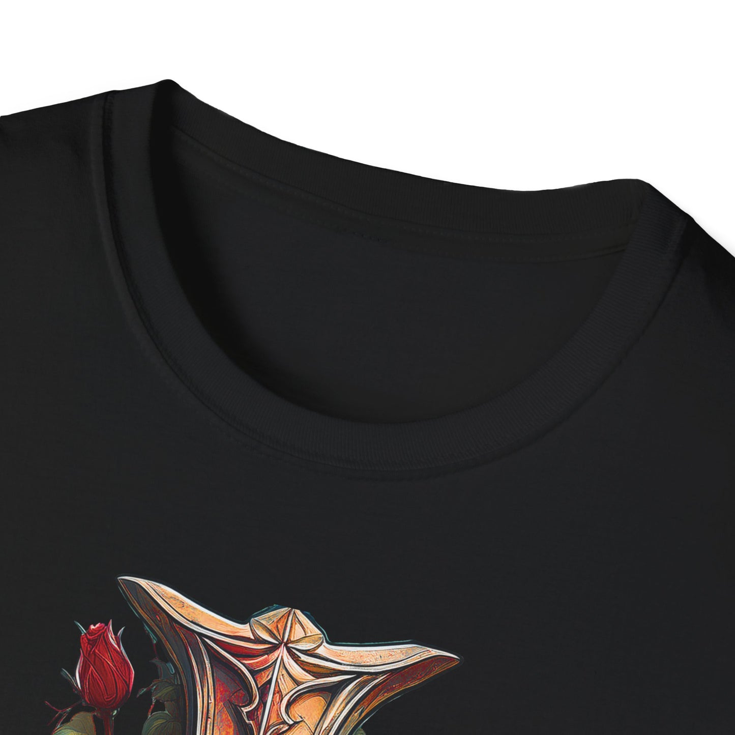 Cross & Roses T-Shirt —  Floral Christian Cross Shirt