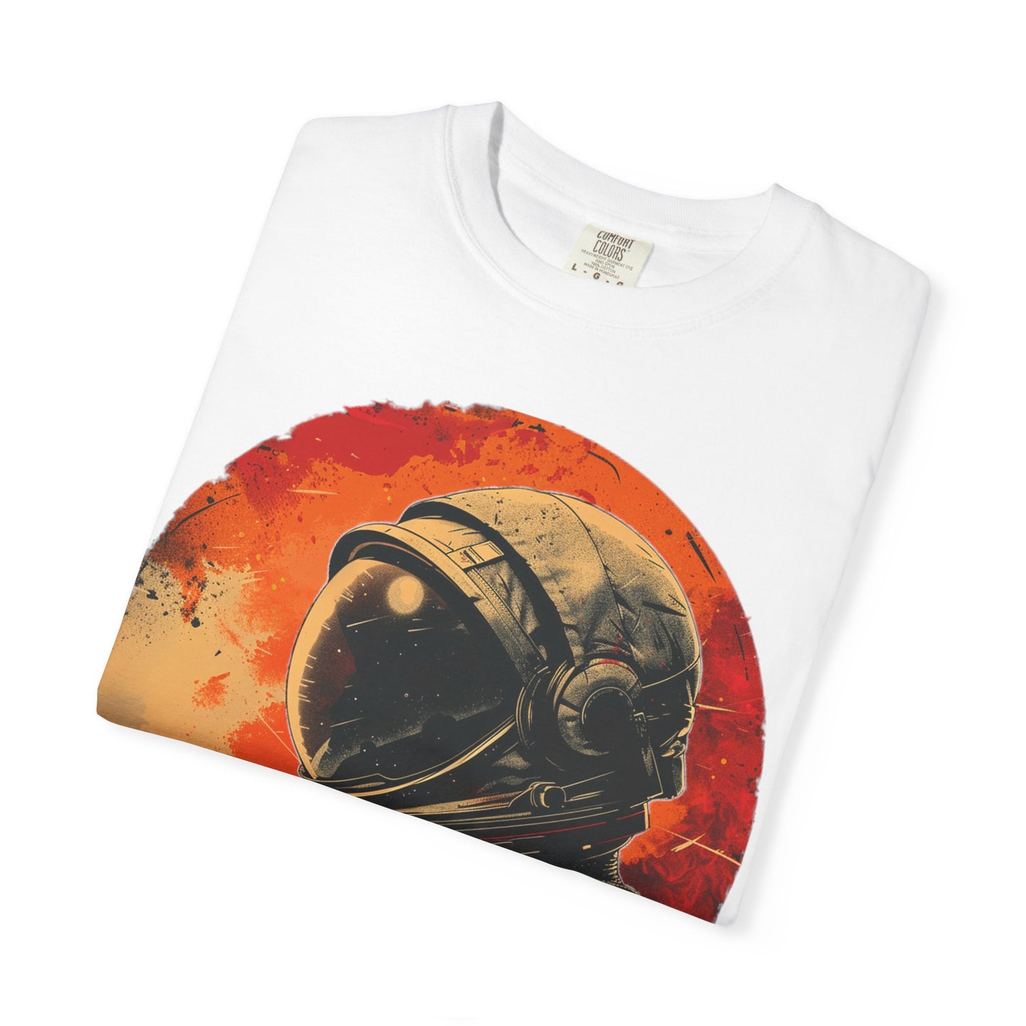 Astronaut Retro Moon T-Shirt — Vintage Space Helmet Graphic Tee