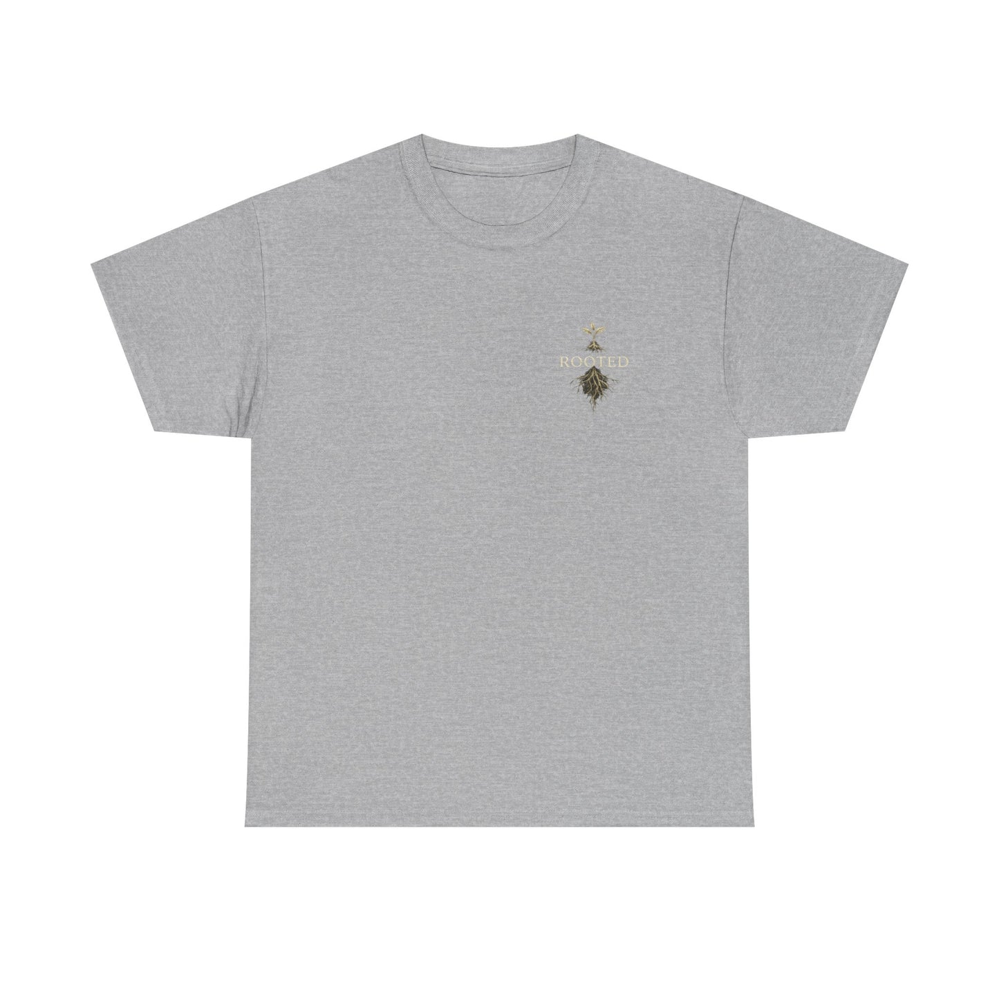 Rooted Floral Tee — "Rooted Not Stuck" Graphic T-Shirt