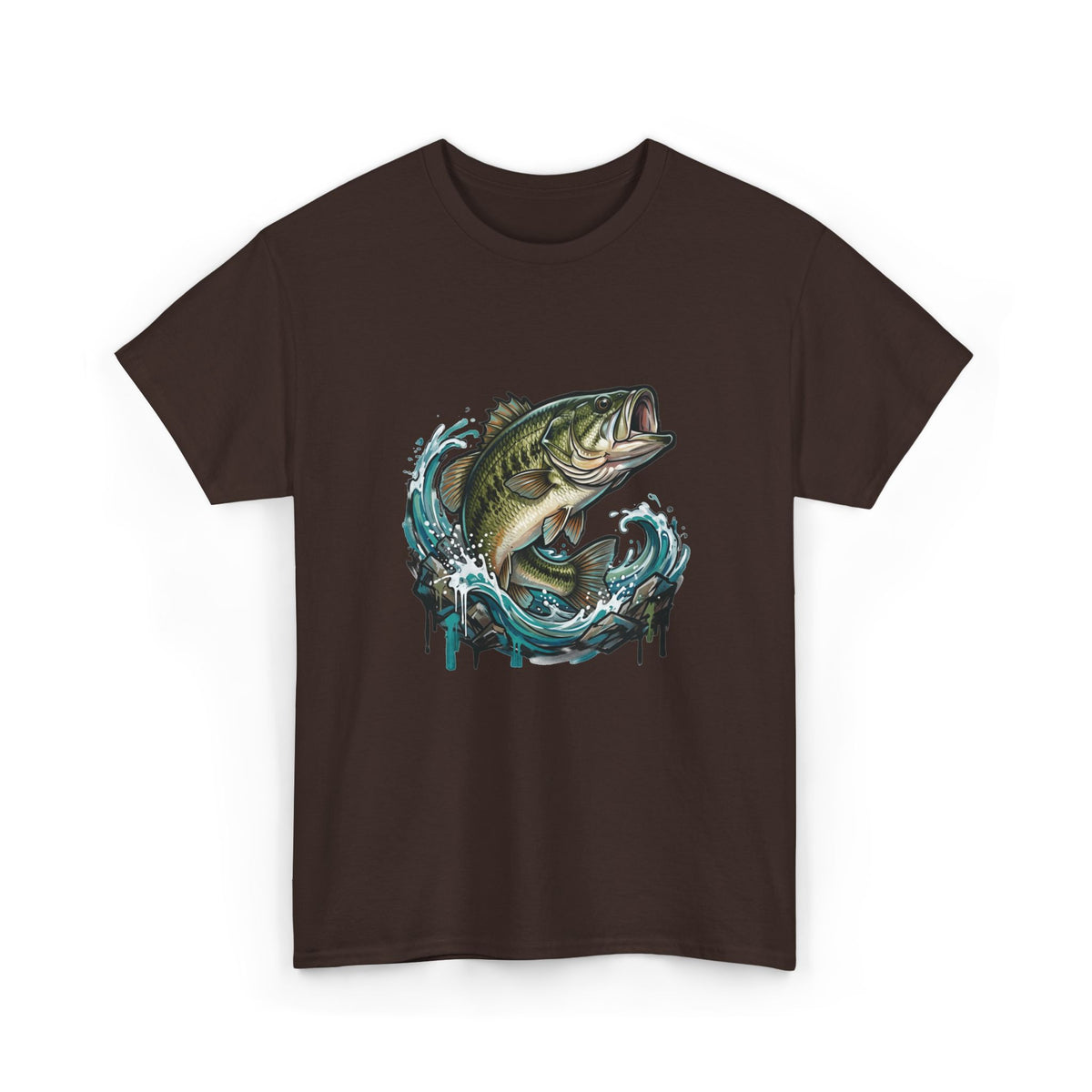 Wild Current Graffiti Bass Fishing T-Shirt