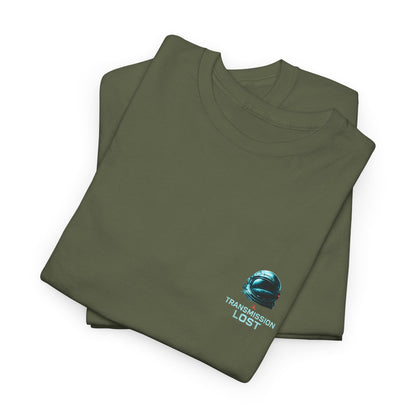 Transmission Lost Astronaut T-Shirt | Sci-Fi Space Graphic Tee, Futuristic Cosmic Streetwear Shirt