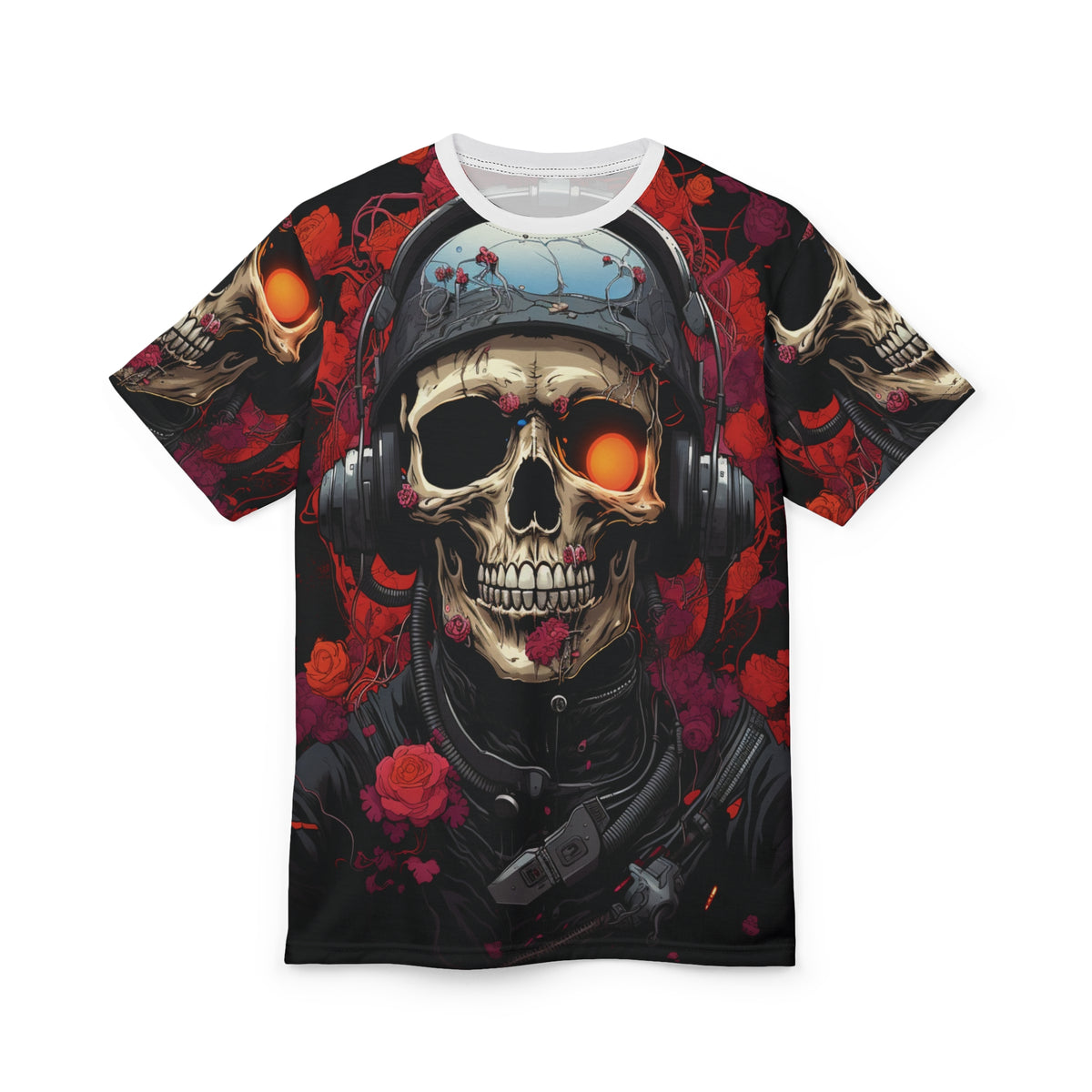 Skull Pilot All-Over Print T-Shirt - product view