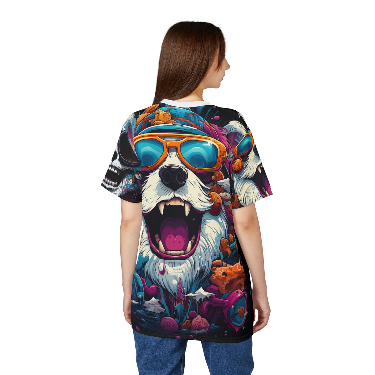 Skull Sunglasses All-Over Print T-Shirt - product view