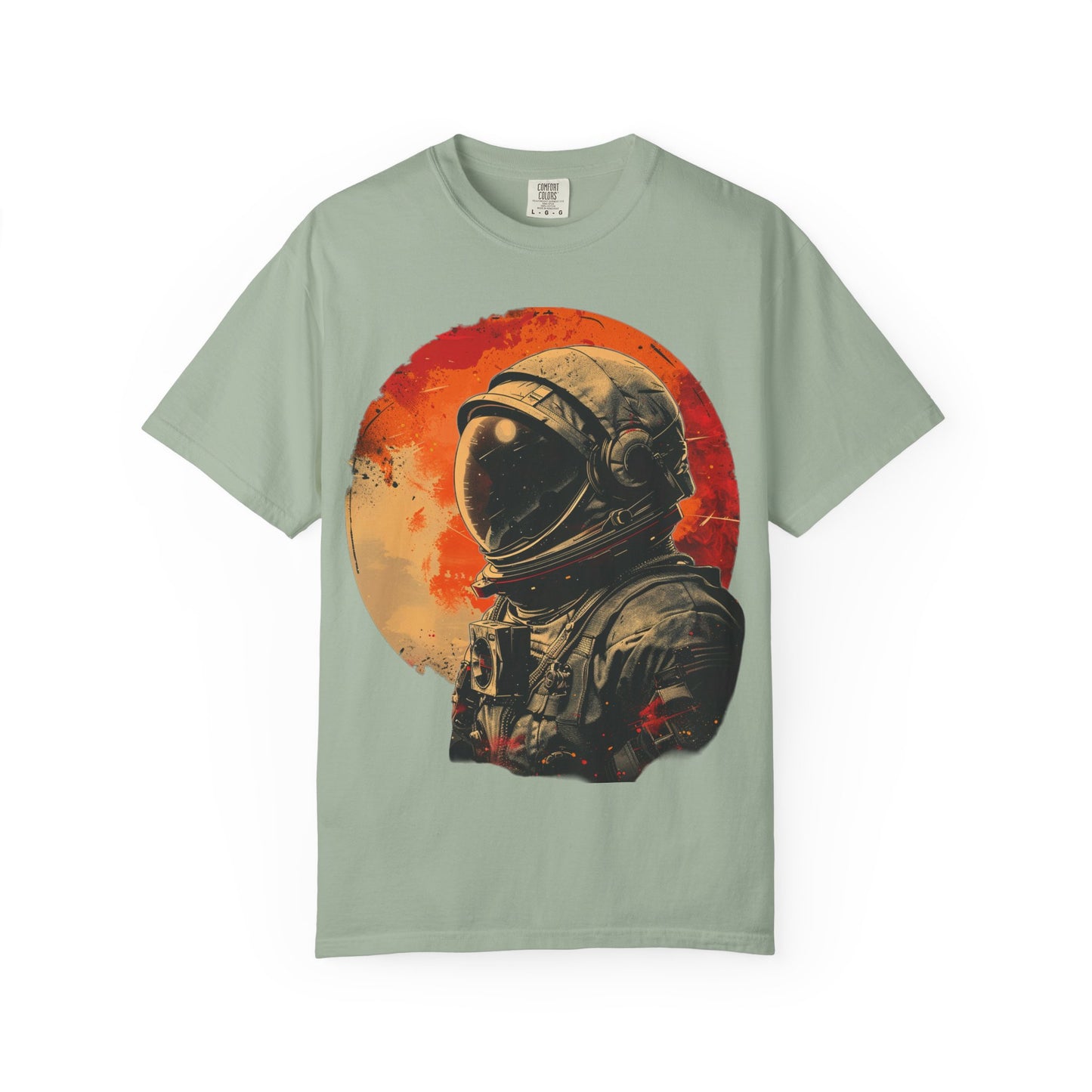 Astronaut Retro Moon T-Shirt — Vintage Space Helmet Graphic Tee