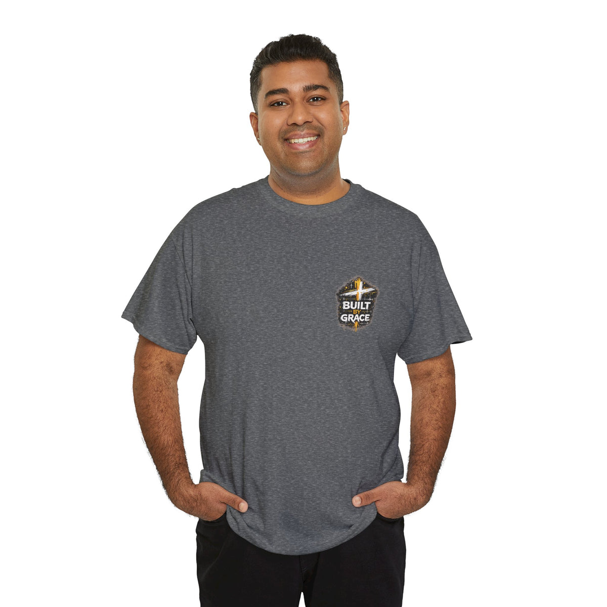Built by Grace Christian Graphic T-Shirt - product view