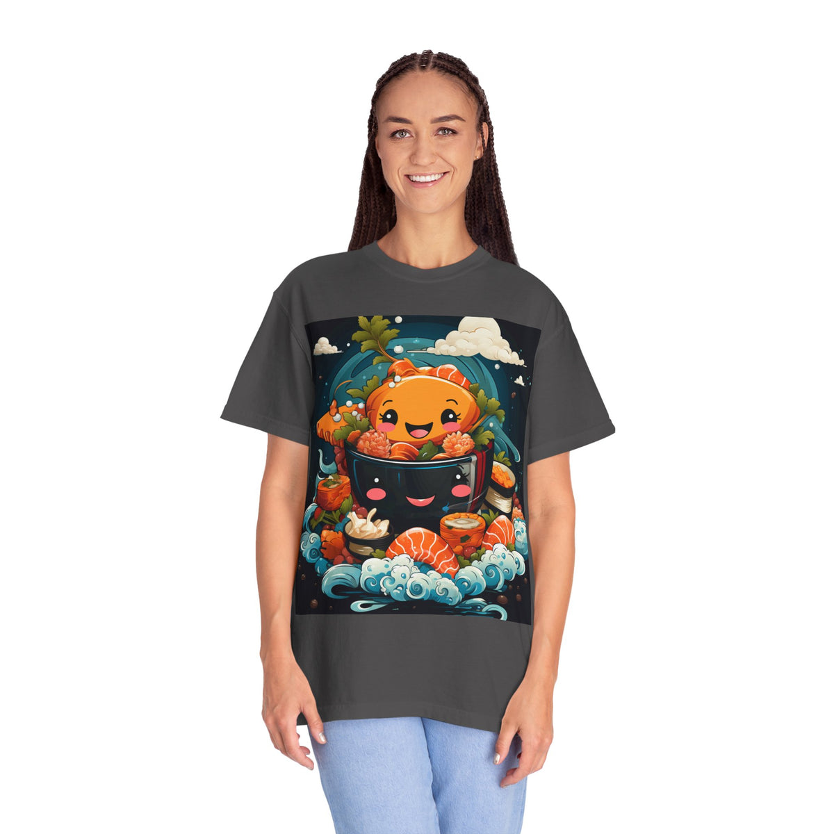 Cute Ramen Bowl T-Shirt | Foodie Graphic Tee - product view