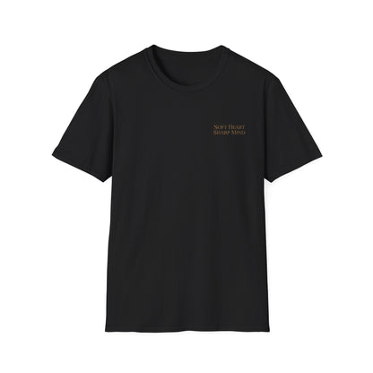 Soft Heart Sharp Mind Tee — Inspirational Minimalist Graphic T-Shirt