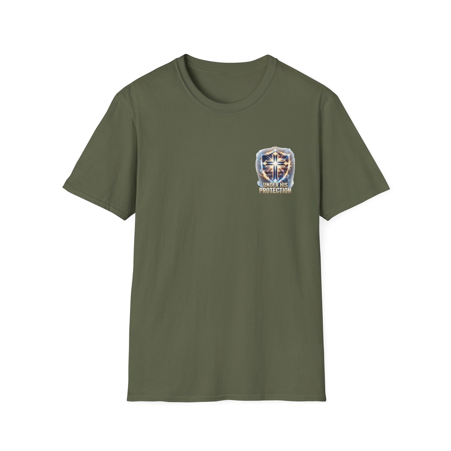 Armor of God Christian T-Shirt | Defend Freedom Faith Graphic Tee | Under His Protection Bible Shirt