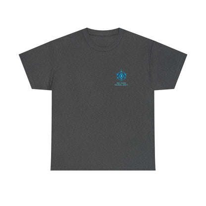 Neural Drift Cyberpunk T-Shirt | Futuristic AI Skull Sci-Fi Graphic Tee, Neon Streetwear Shirt