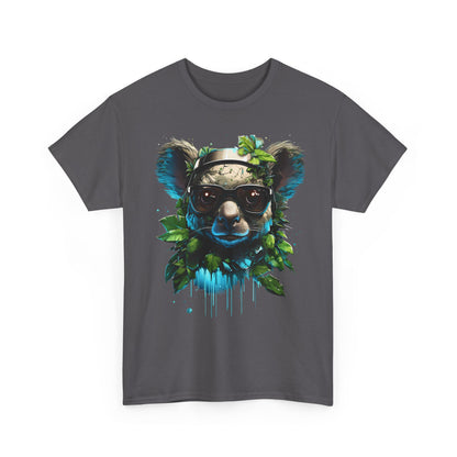 Koala Mask Tee — Urban Wildlife Graphic T-Shirt