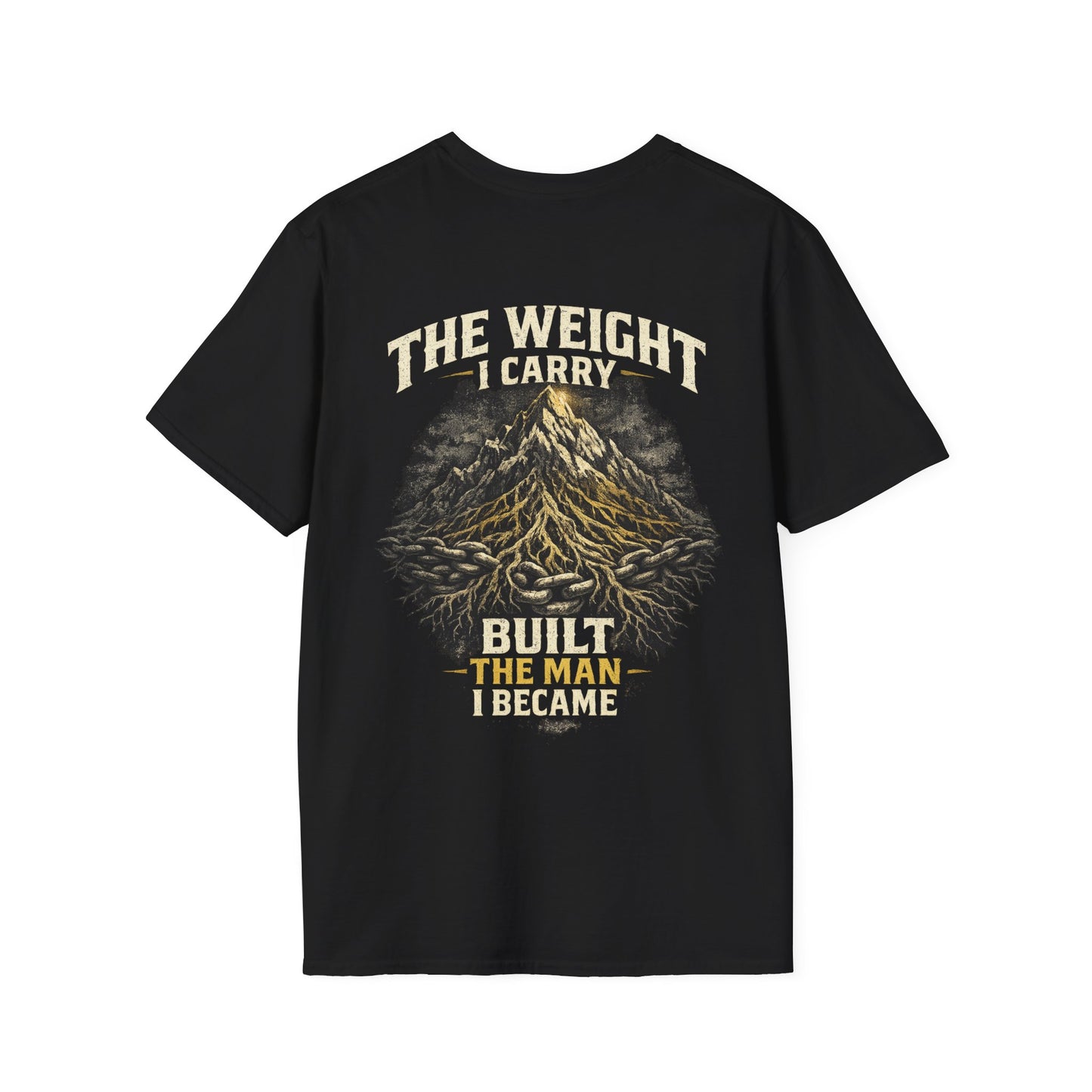 Mountain 'Forged by Pressure' T‑Shirt — Inspirational Outdoor Graphic Tee