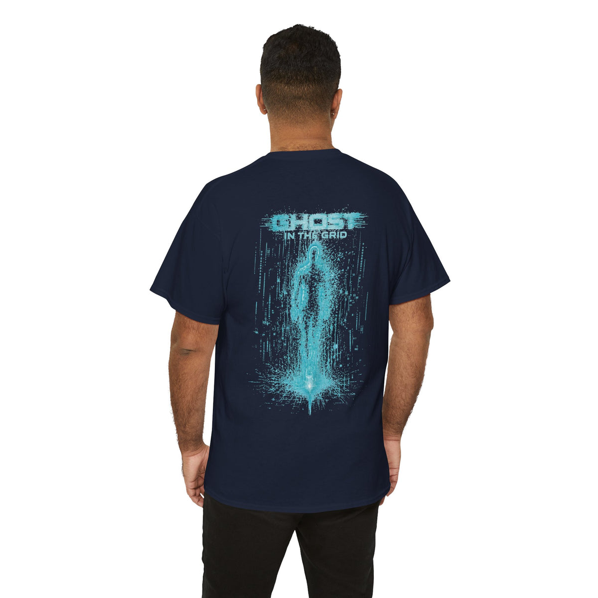 Ghost in the Grid Cyberpunk T-Shirt - product view