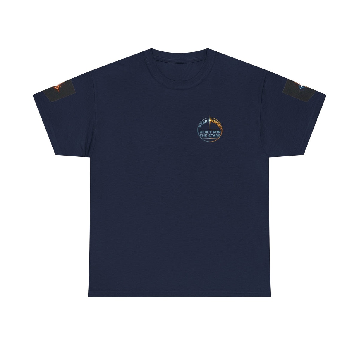 Starforged Built for the Stars Sci-Fi T-Shirt - product view