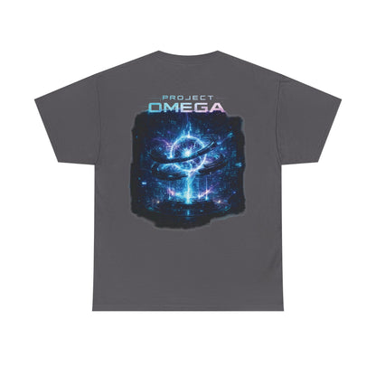 Project Omega Cosmic Eye Sci-Fi T-Shirt - back graphic