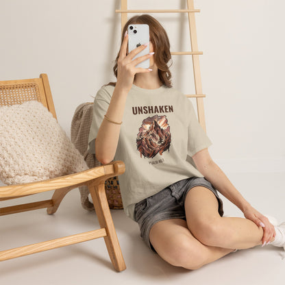 Unshaken Graffiti Mountain Faith T-Shirt – Psalm 46:1